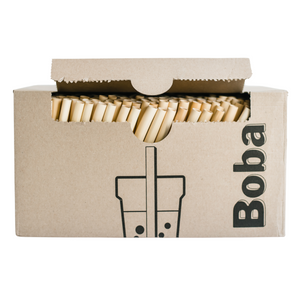 HAY! Straws, 100% biodegradable and compostable Boba straws are certified by the USDA as 100% Bio based. Grab a wholesale case today!