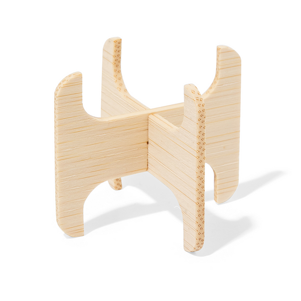 Eco-friendly pizza saver made from 100% natural bamboo