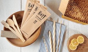 HAY straws bamboo cutlery for cafes, coffee shops and resturants
