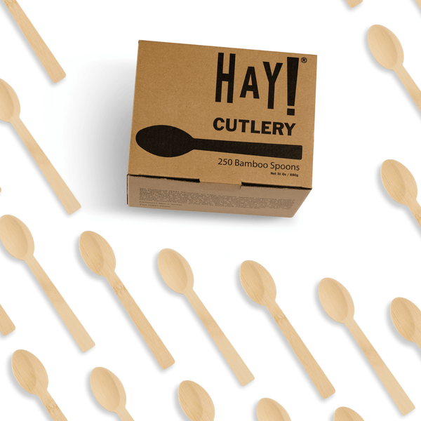 Unwrapped Bamboo Cutlery