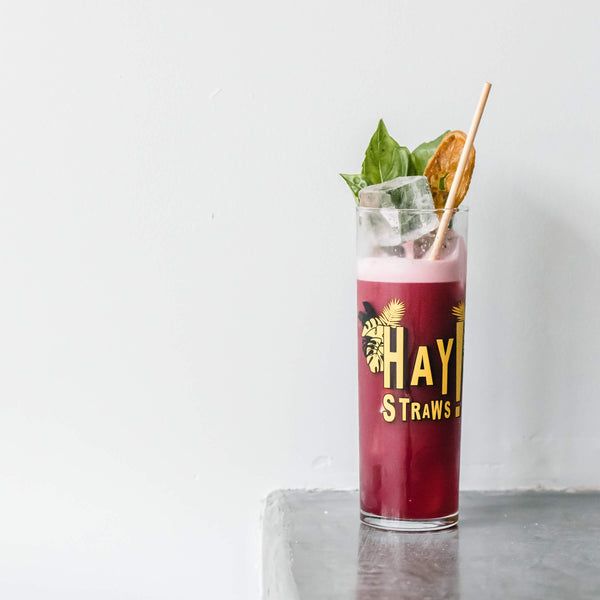Grab a case today of the new  individually wrapped Original Tall HAY! Straws® They are 100% compostable and biodegradable: Just the best eco-friendly solution for your bar and restaurant.