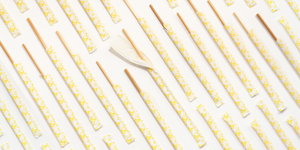 wrapped straws