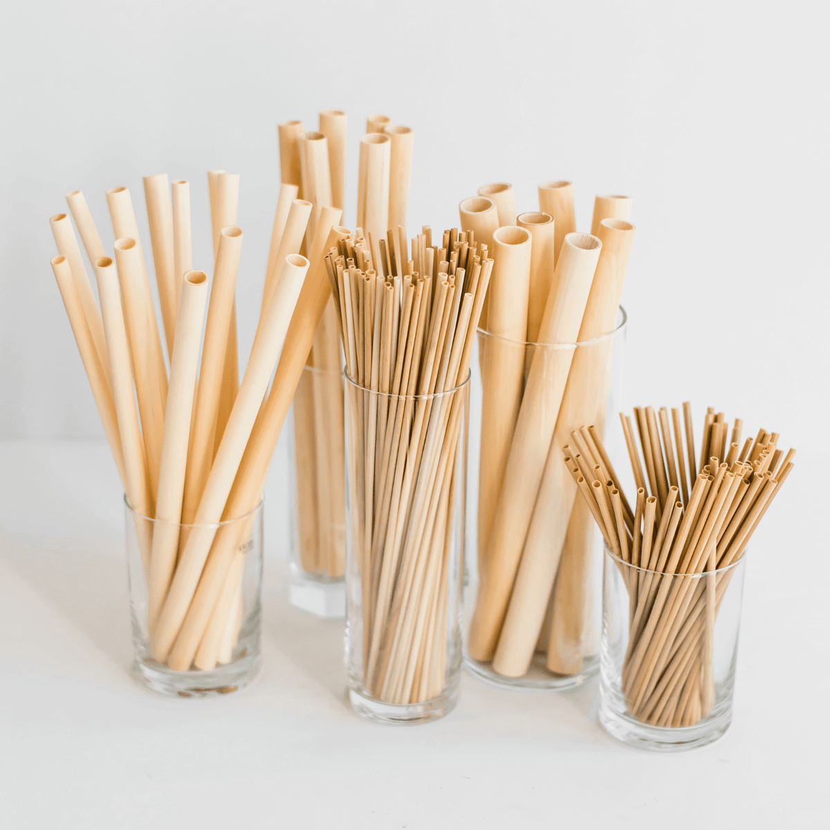 Straws Back Unwrapped Straws by HAY! Straws | Plant Stem Straws | 100% Compostable