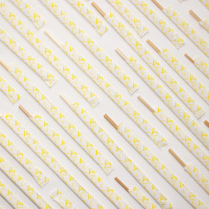 Wrapped Hay Straws and Cutlery