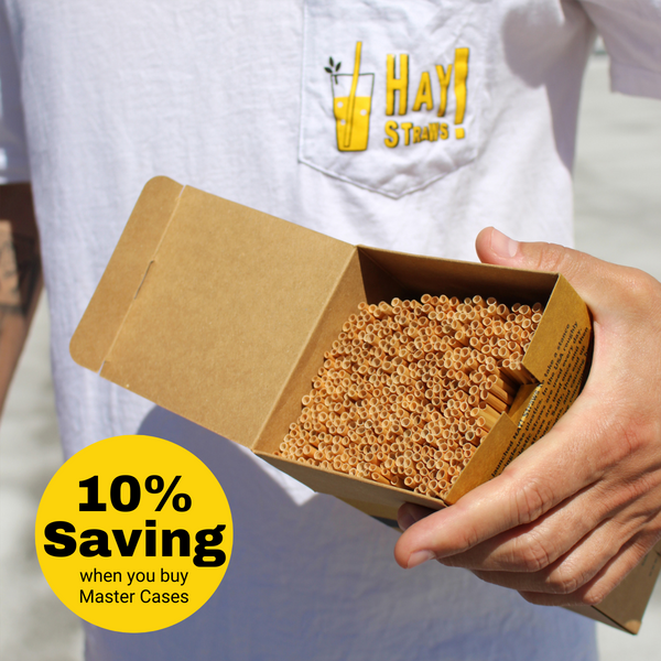 HAY! Stir Sticks | 100% Compostable Stir Sticks made from Wheat stems.