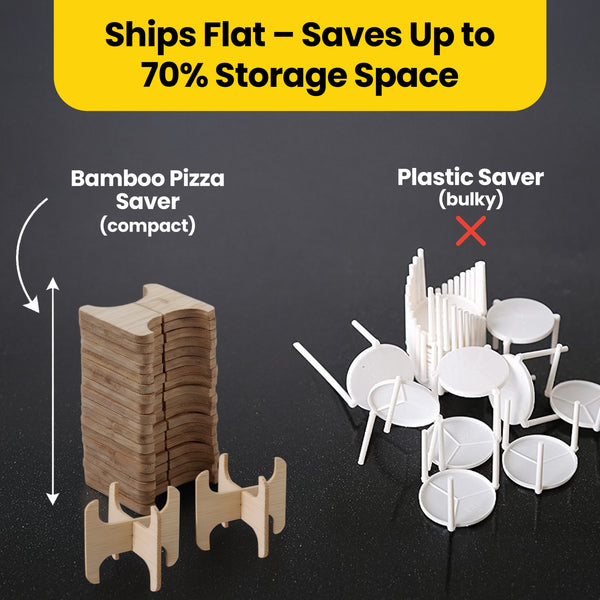 The best eco friendly pizza savers are made from bamboo, the ones by hay! Straws are compact and save 70% on storage space