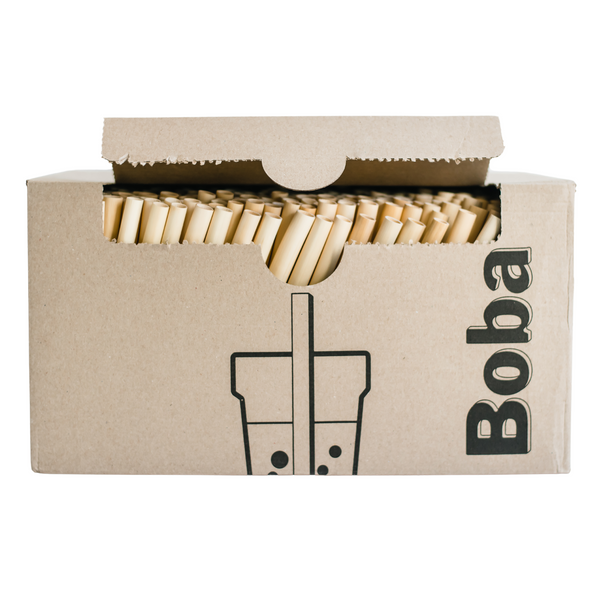 HAY! Straws, 100% biodegradable and compostable Boba straws are certified by the USDA as 100% Bio based. Grab a wholesale case today!