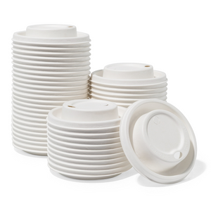 Eco-friendly compostable coffee lid made from plant-based materials
