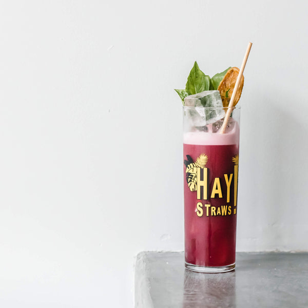 Grab a case today of the new  individually wrapped Original Tall HAY! Straws® They are 100% compostable and biodegradable: Just the best eco-friendly solution for your bar and restaurant. 